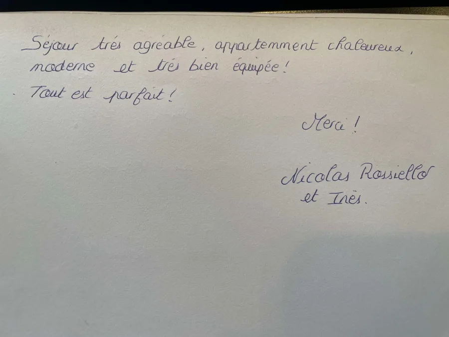 Notre livre d’or — Nicolas et Inès